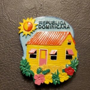 Colorful Dominican Republic Magnet